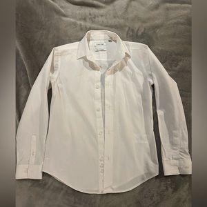 Calvin Klein boys dress shirt slim and stretch